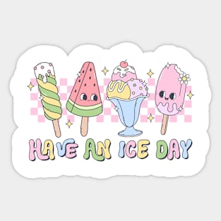 Kawaii Ice Cream Friends Funny Pun Quote Popsicles Sticker